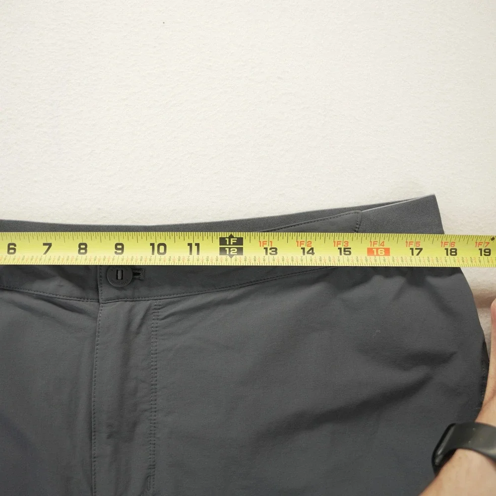 Patagonia Mens Landfarer Shorts‎ 38 Forge Grey Hiking Outdoor Stretch Nylon Gray